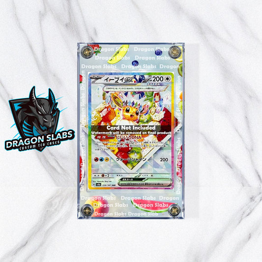 Pokemon Card Eevee ex SAR 224/187 sv8a Terastal Festival Pristmatic Evolutions Custom Case