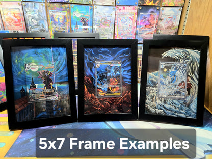 Squirtle IR 148/142 Stellar Crown Pokemon Extended Art Frame 5x7 Frame