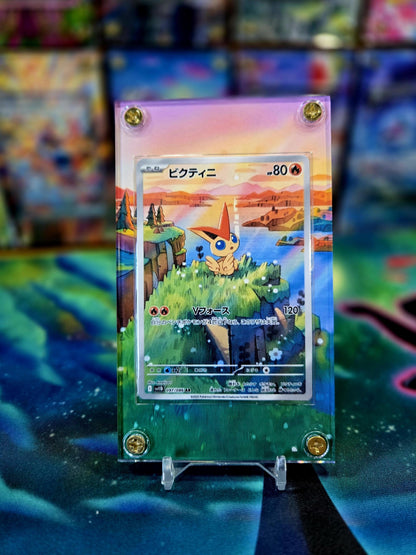 Pokemon Victini AR 097/086 Black Bolt Extended Art Case