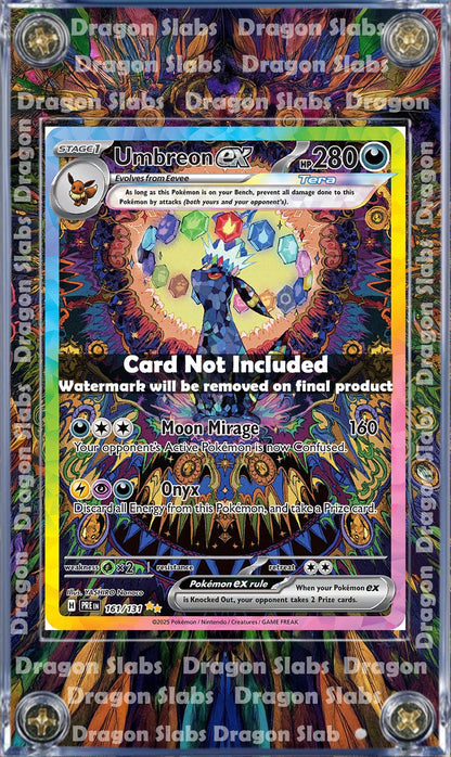 Pokemon Umbreon EX SIR 161/131 Prismatic Evolutions Custom Case