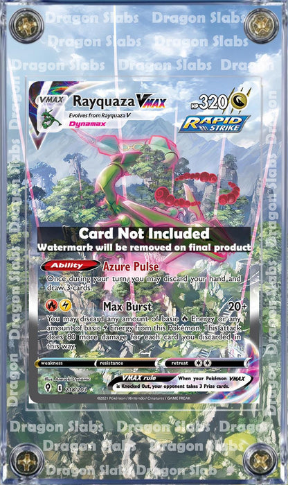 Pokemon Rayquaza Vmax Alt Art 218 Custom Case Extended Artwork