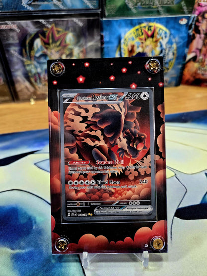 Pokemon Bloodmoon Ursaluna EX SIR 1568/131 Prismatic Evolutions Custom Case