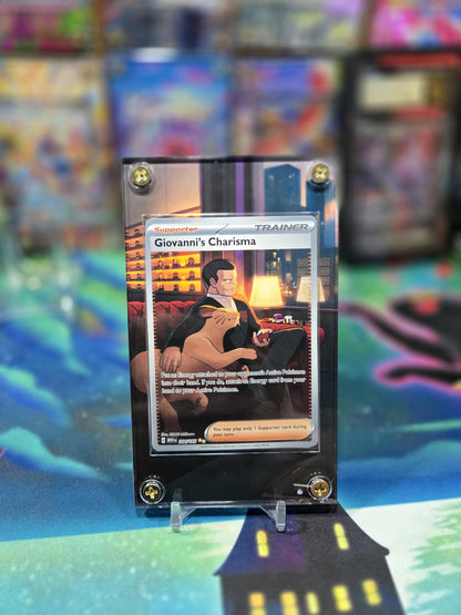 Pokemon 151 Giovanni's Charisma 204/165 Extended Art Case