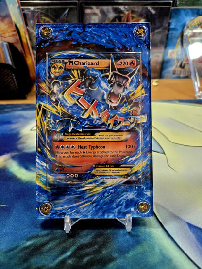 Pokemon M Charizard EX 12/83 Generations XY Custom Display Case Extended Artwork