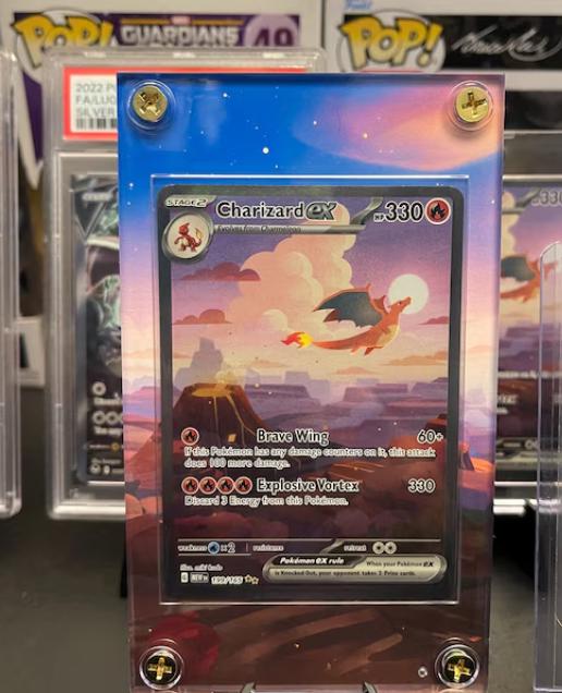 Pokemon Charizard EX 151 Promo SVP 199 Custom Display Case