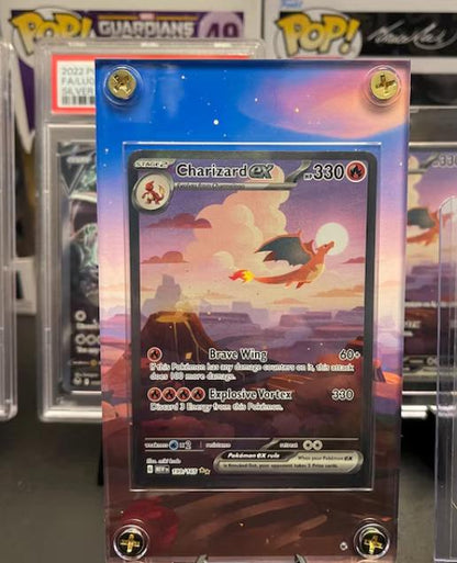 Pokemon Charizard EX 151 Promo SVP 199 Custom Display Case