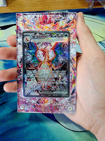 Pokemon Charizard EX 223/197 Obsidian Flames Custom Display Case Slab