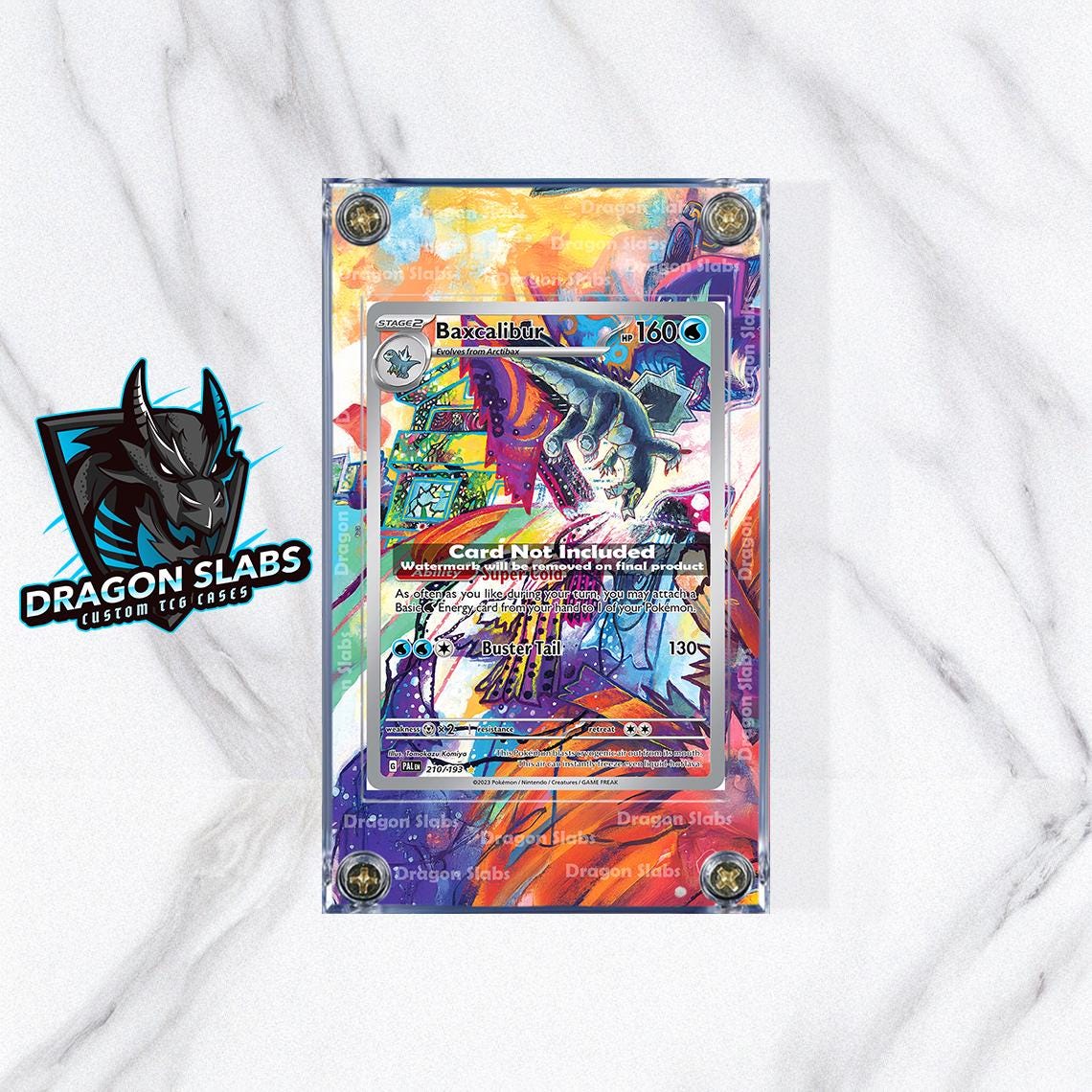 Pokemon Baxcalibur 210/193 Paldea Evolved Extended Artwork Case