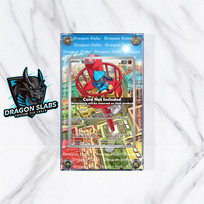 Pokemon Riolu 010 ETB Black Star Promo Mega Evolution Extended Art Custom Case