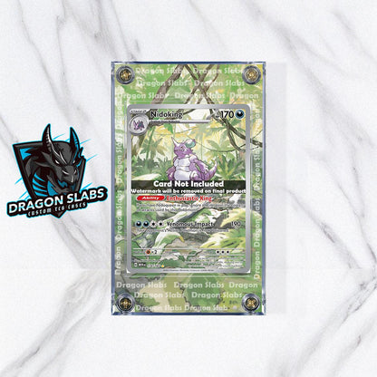 Pokemon 151 Nidoking 174/165 Custom Display Case from Pokemon 151 Extended Artwork