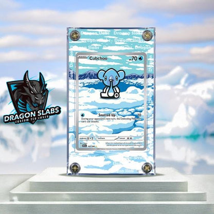 x2 Pokemon Cubchoo & Beartic IR 109 110/086 Black Bolt Extended Artwork Cases