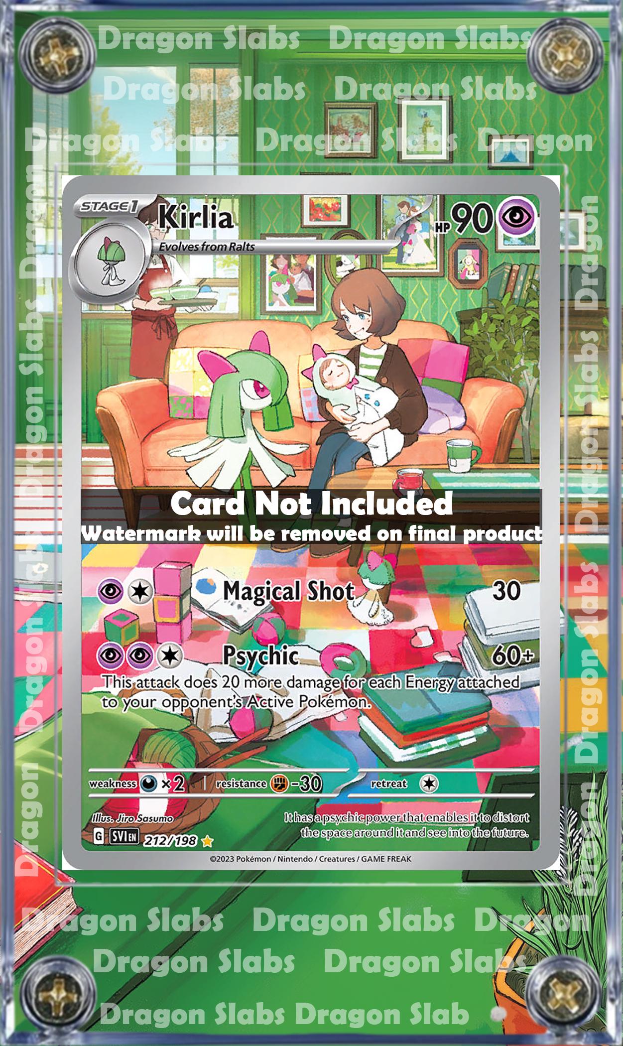 X3 Pokemon Gardevoir Ex 233/091, Ralts 211, Kirlia 212 Custom Extended Artwork Cases Scarlett Violet Base