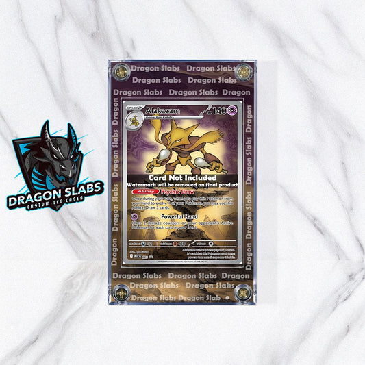 Pokemon Alakazam 009 Promo Mega Evolution Extended Art Custom Case