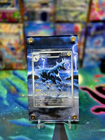 x2 Pokemon Blitzle Zebstrika 114 115 IR White Flare Extended Art Cases