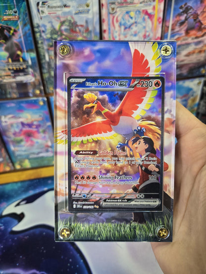 Pokemon Ethan's Ho-Oh ex 230/182 & Ethan's Typhlosion 190/182SIR Destined Rivals Extended Art Cases