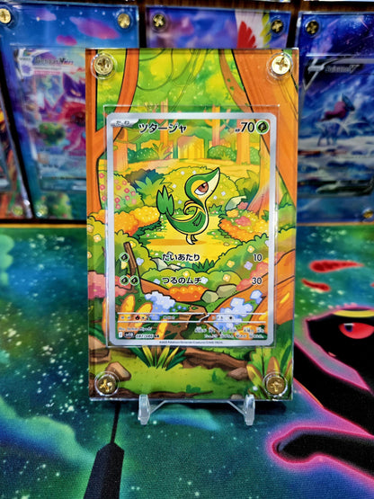x3 Pokemon Snivy, Servine, Serperior EX SAR 167,087, 088 Black Bolt Extended Art Cases