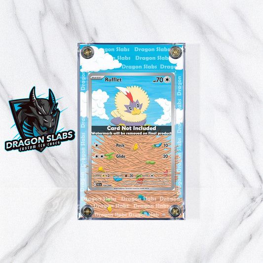 Pokemon Rufflet 154/086 IR Black Bolt Extended Art Case