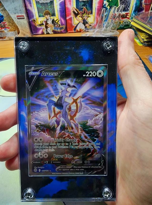 Pokemon Arceus V 166 Astral Radiance Alt Art Display Case Extended Artwork
