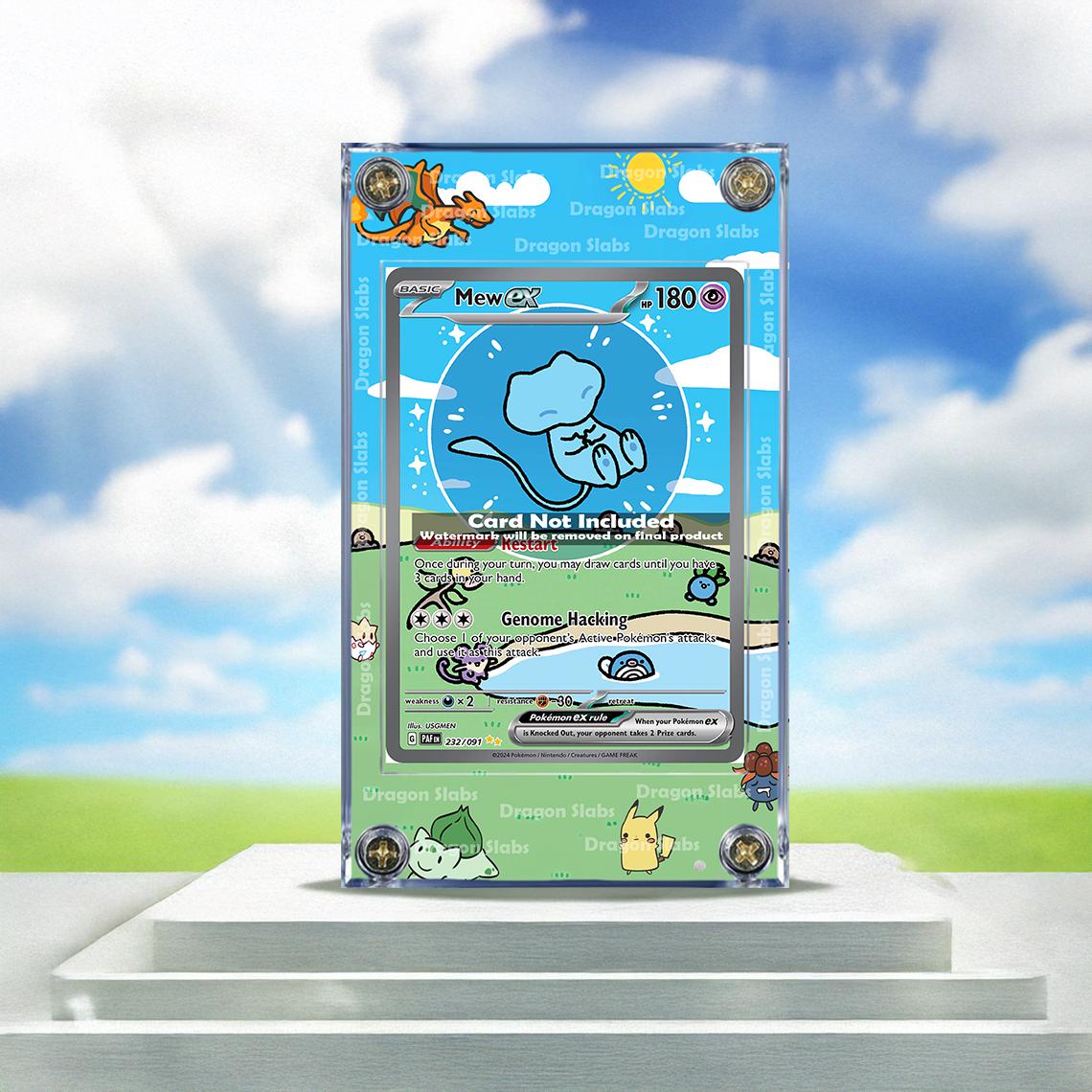 Pokemon Mew EX SIR Paldean Fates 232/091 Extended Artwork Case