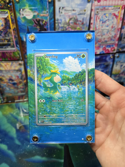 Pokemon Deerling 091/086 IR White Flare Extended Art Case