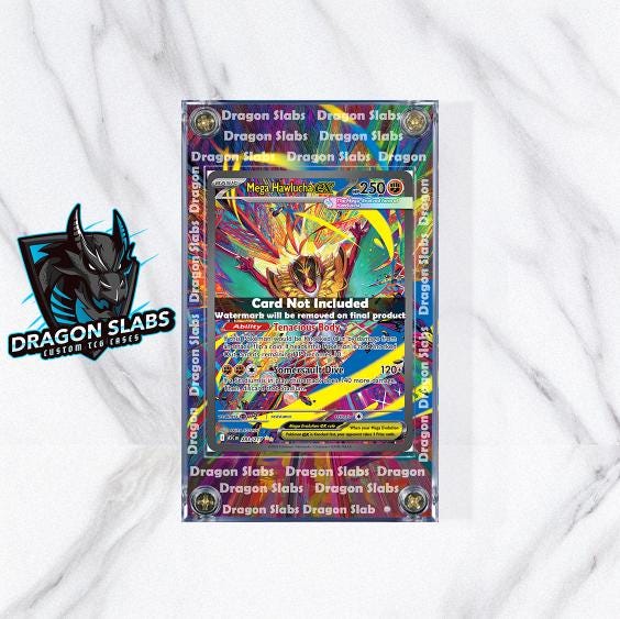 Pokemon Mega Hawlucha EX 283/217 SIR Ascended Heroes Extended Artwork Case