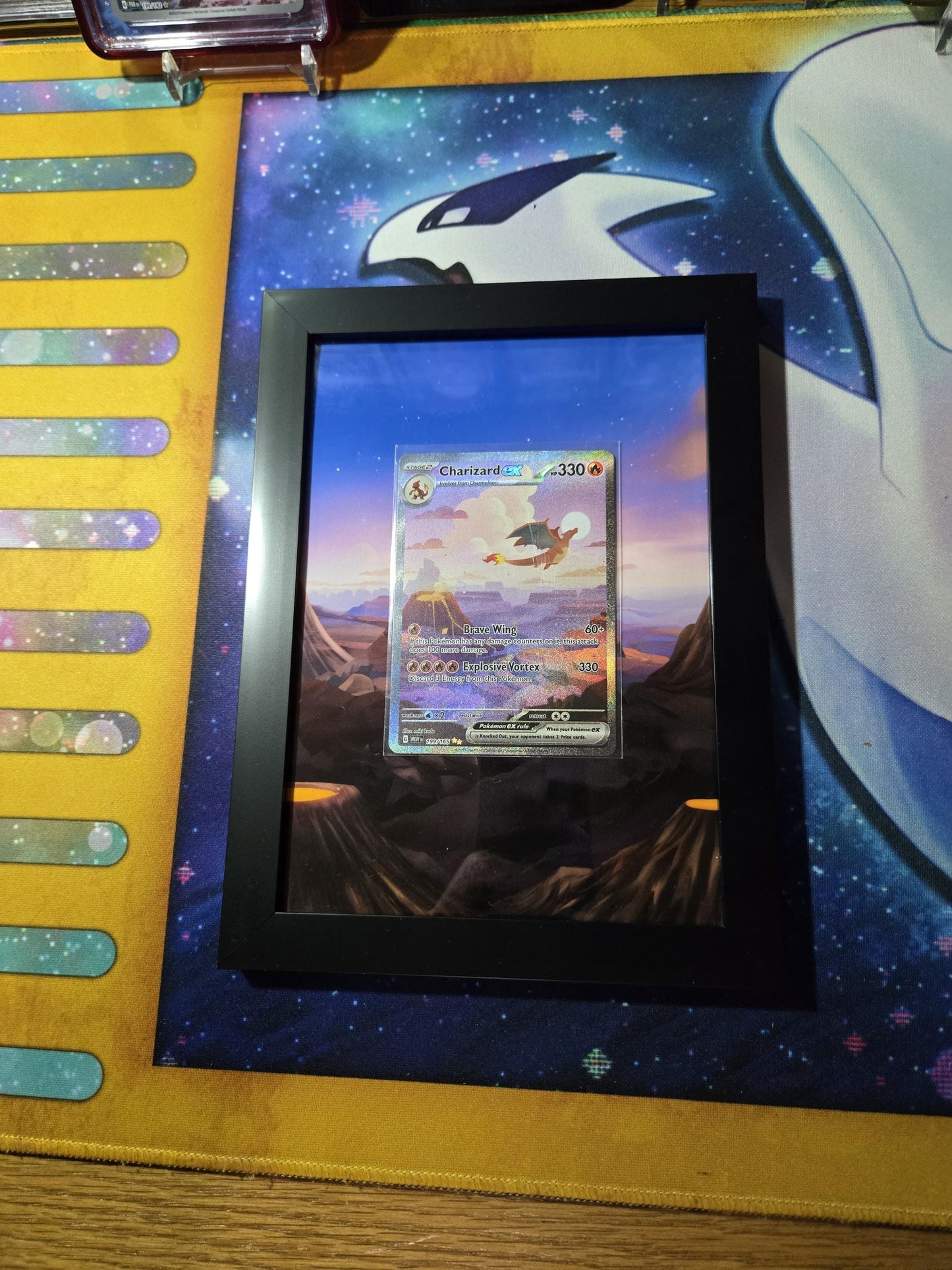 Charizard EX SIR 199/165 Pokemon 151 Extended Art Frame 5x7 Frame