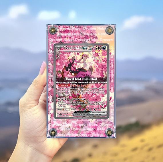 Pokemon Fezandipiti EX 288/217 SIR Ascended Heroes Extended Artwork Case