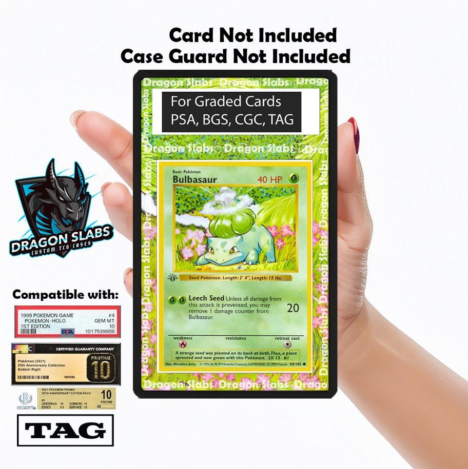 Pokemon Bulbasaur Base Set PSA bgs CGC tag Extended Artwork