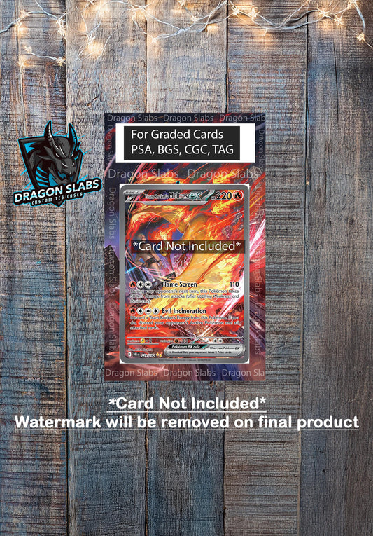 Team Rocket's Moltres EX SIR 229 Psa Bgs Cgc Tag Extended Artwork Pokemon TCG