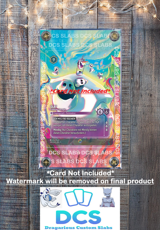 Disney Lorcana Shimmering Skies Olaf Happy Passenger 209/204 Enchanted Chapter 5 Custom Case