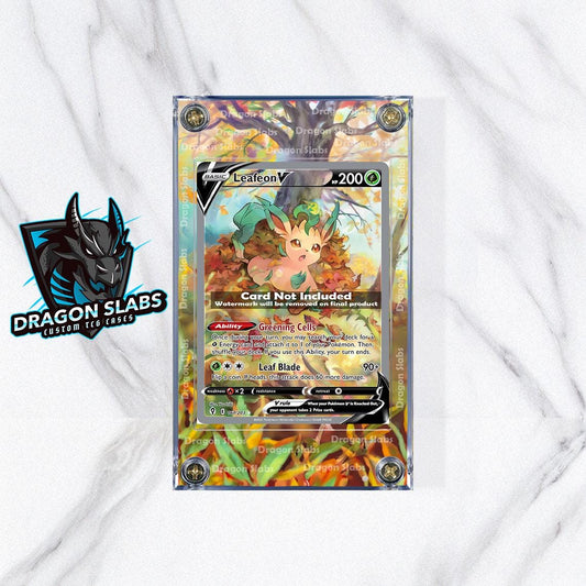 Pokemon Leafeon V Alt Art 167/203 Evolving Skies Extended Artwork Case