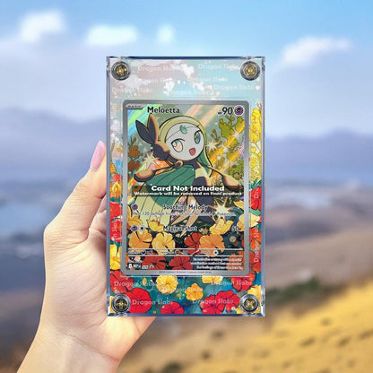 x2 Pokemon Haunter Meloetta IR 026 027 Promo Mega Battle Deck Extended Artwork Cases