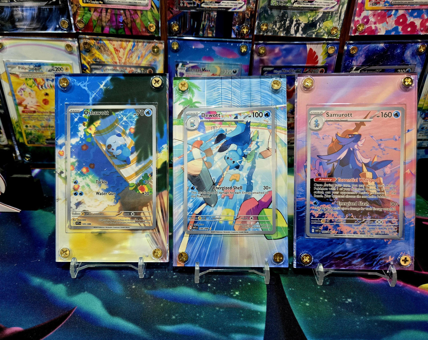 x9 Black & White Starter Set White Flare IR and SIR Extended Art Cases