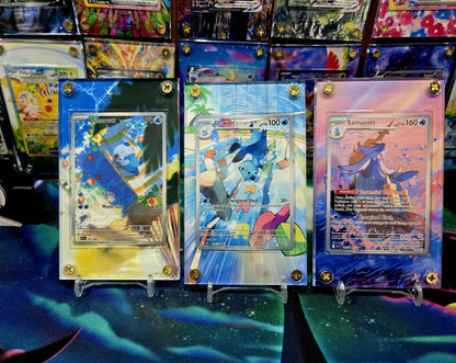 x9 Black & White Starter Set White Flare IR and SIR Extended Art Cases