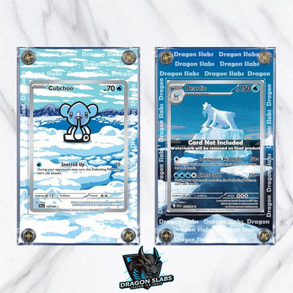 x2 Pokemon Cubchoo & Beartic IR 109 110/086 Black Bolt Extended Artwork Cases