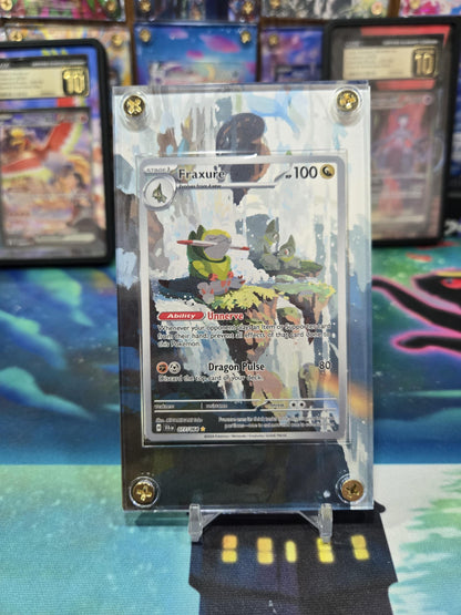 Pokemon Fraxure IR 077/064 Shrouded Fable Extended Art Case