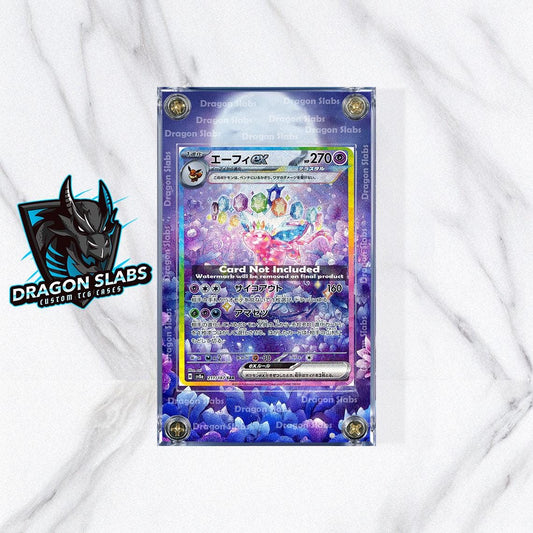 Pokemon Espeon ex SAR 211/187 sv8a Terastal Festival Pristmatic Evolutions Extended Artwork Case