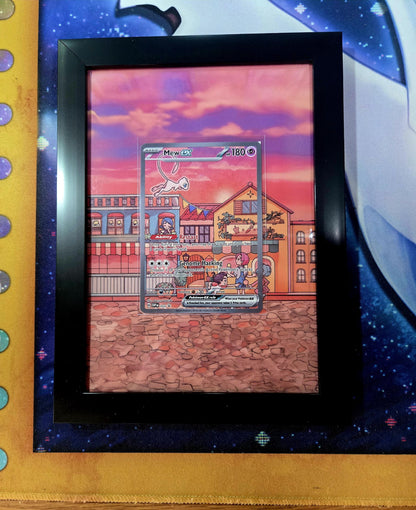Mew EX 053 Promo Pokemon 151 Extended Art Frame 5x7 Frame