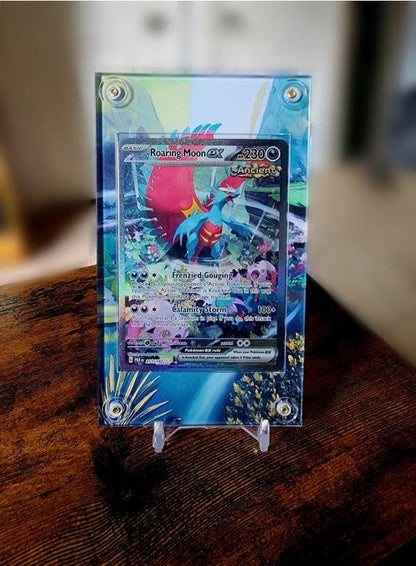 Pokemon Roaring Moon EX SIR 251/182 SV04 Paradox Rift Extended Art Case