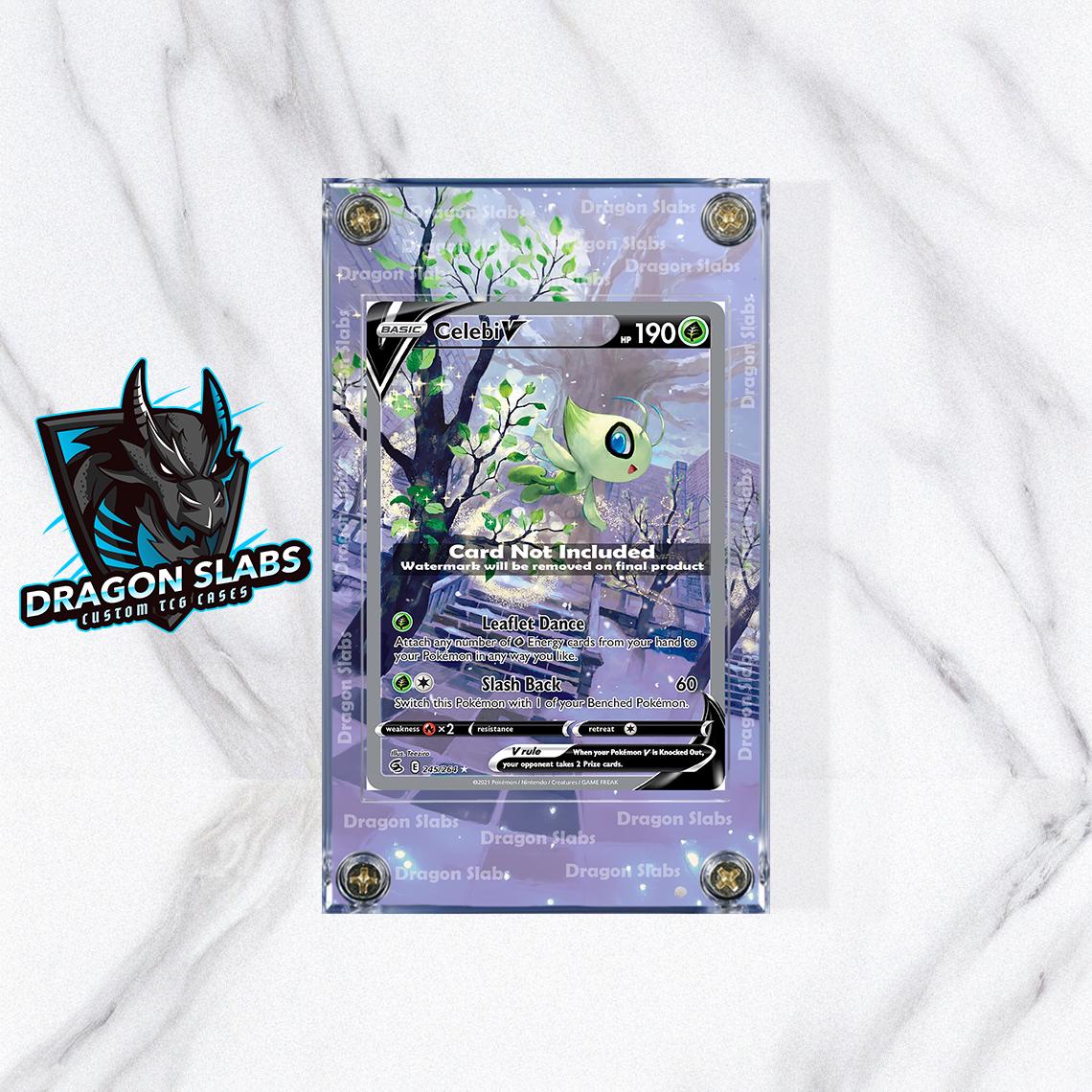 Pokemon Celebi V Alt Art 245/264 SWSH Fusion Strike Extended Artwork Case