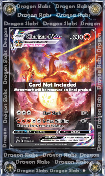 Pokemon Charizard VMAX SWSH261 Promo Custom Display Case Slab Extended Artwork
