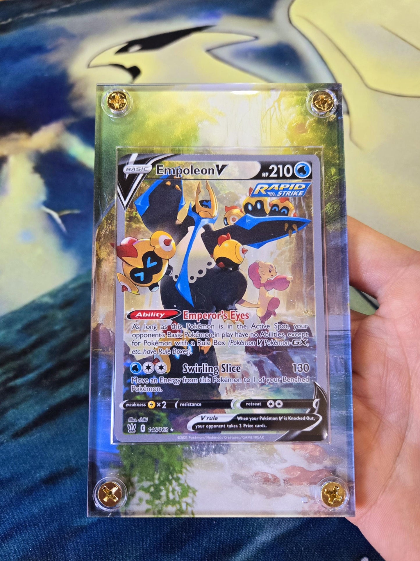 Empoleon V Alt Art 146/163 Battle Styles Extended Artwork Case
