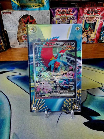 Pokemon Roaring Moon EX SIR 251/182 SV04 Paradox Rift Extended Art Case