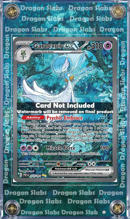 X2 Pokemon Gardevoir Ex 233/091 & 245/198 Paldean Fates Extended Artwork Cases