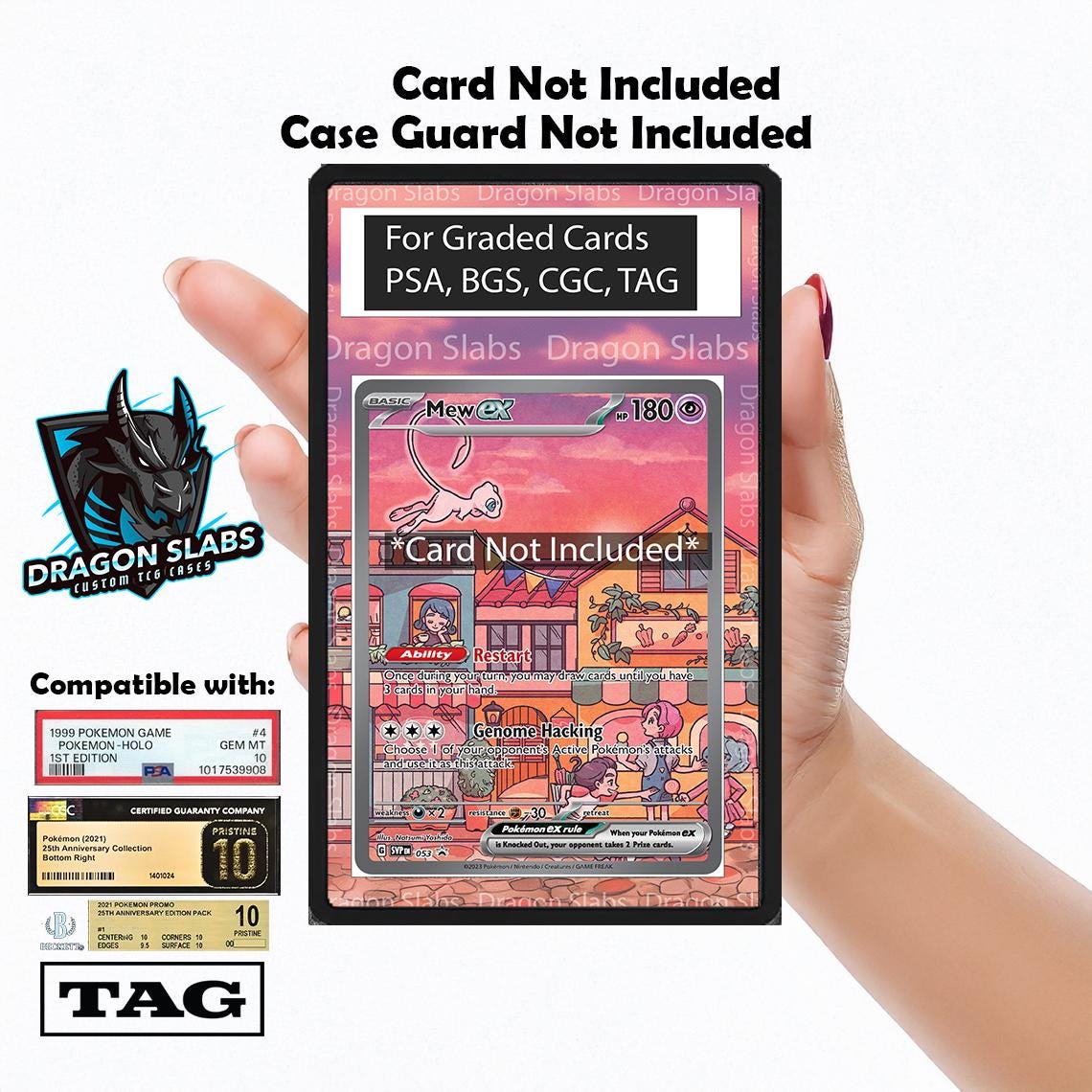 Mew EX 053 151 Promo Psa Bgs Cgc TAG Extended Artwork Pokemon TCG