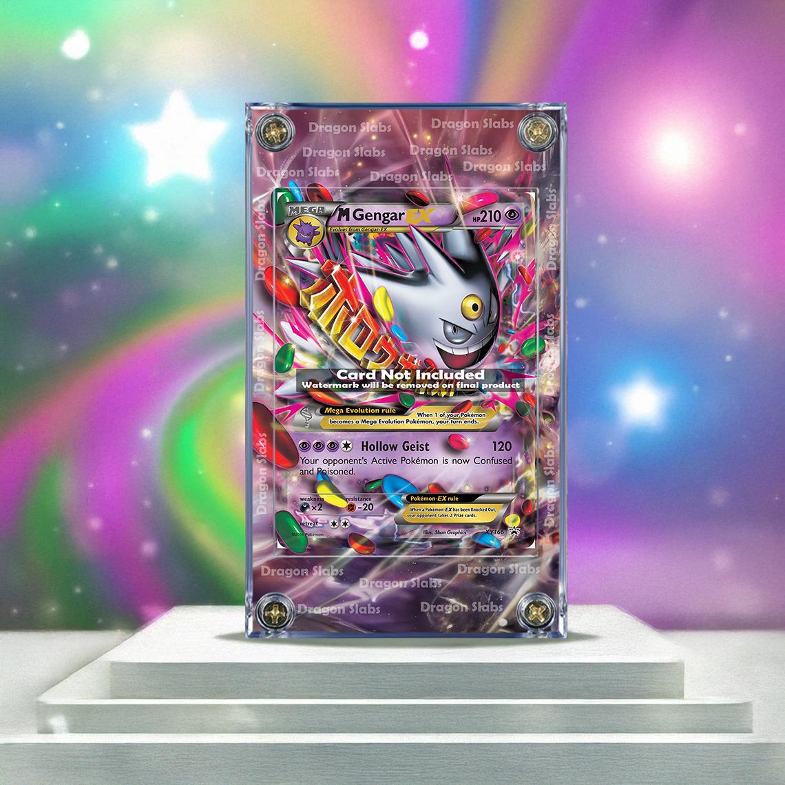Pokemon M Gengar EX XY166 Black Star Promo Extended Artwork Case