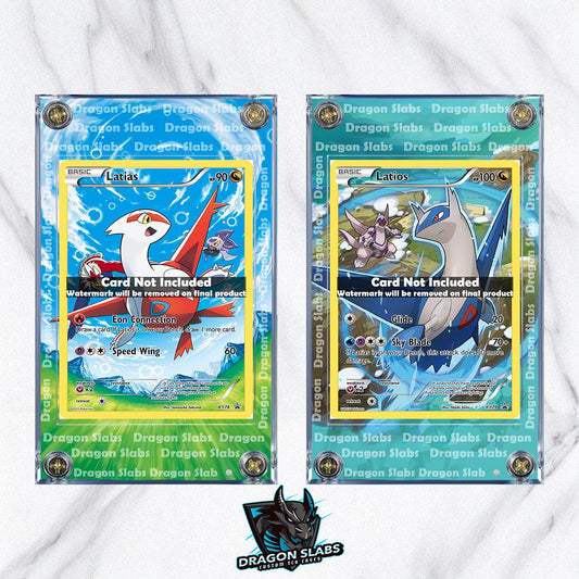 x2 Pokemon Latias & Latios XY 78 79 Promo Extended Art Cases