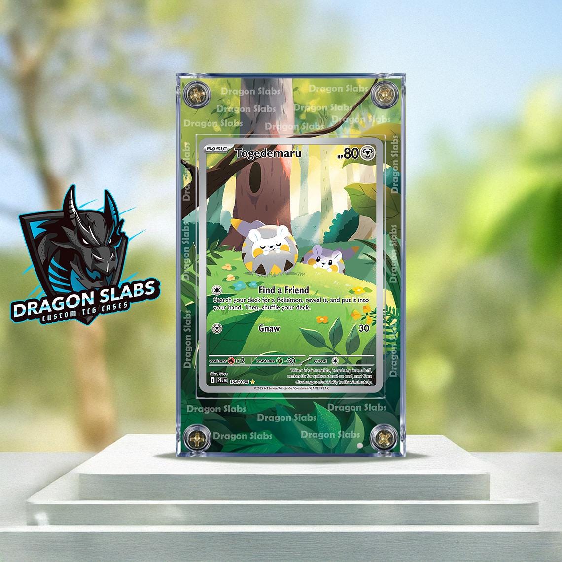 Pokemon Togedemaru 104/094 Phantasmal Flames Extended Artwork Case