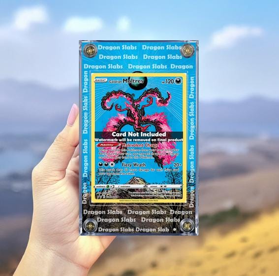 Pokemon Galarian Moltres SWSH284 Sword & Shield Promo Extended Artwork Case