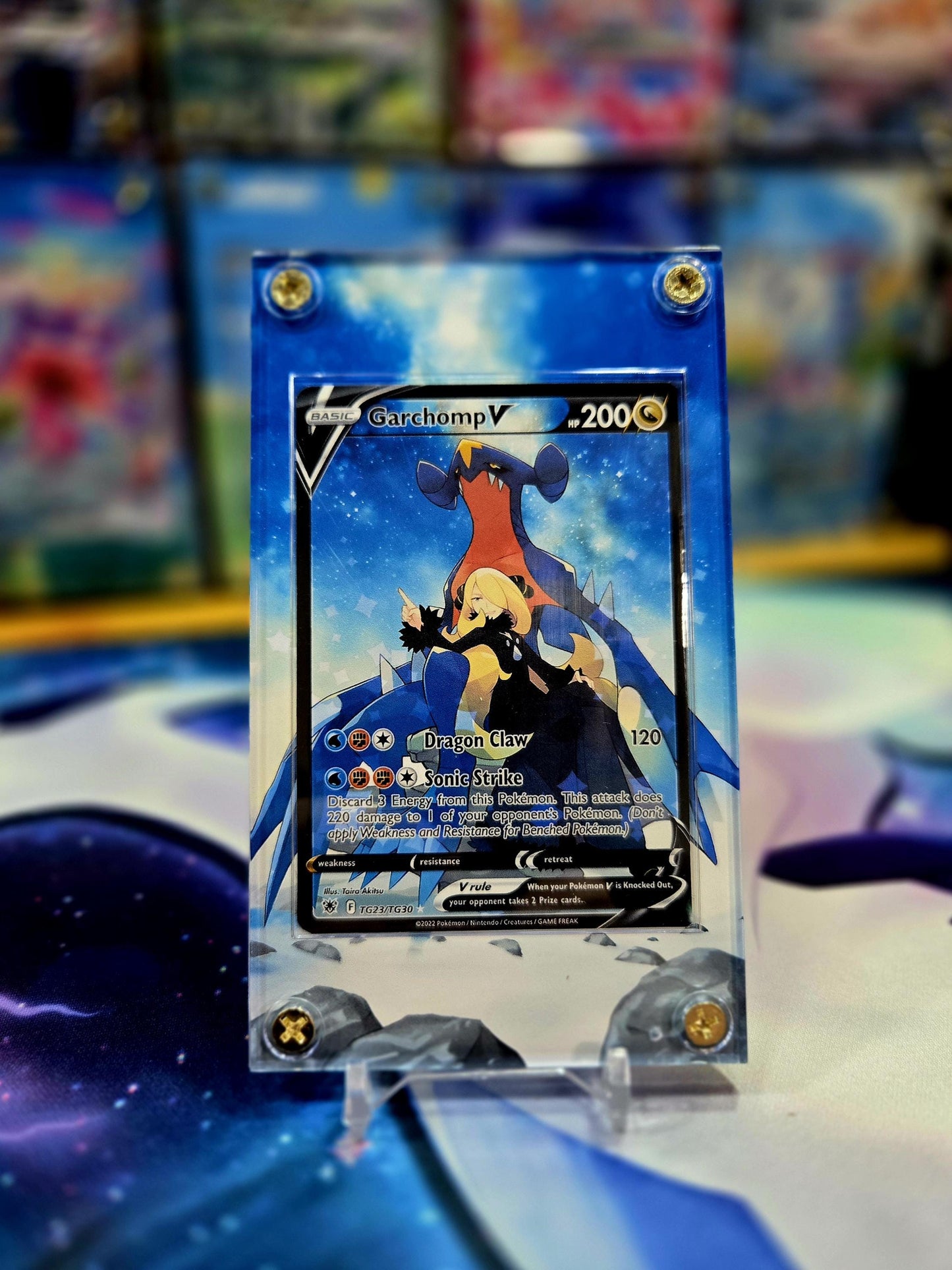 Pokemon Garchomp V TG23/TG30 Astral Radiance Extended Art Case
